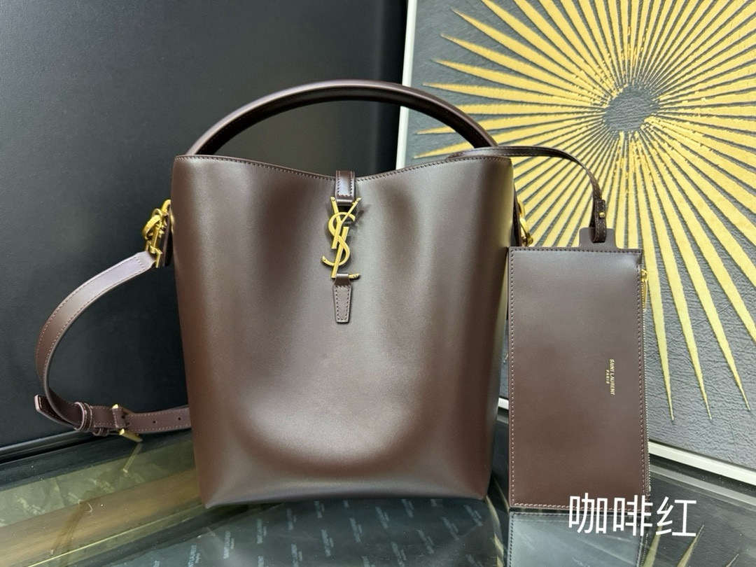 Saint Laurent 생로랑 LEO 37 미디엄  버킷백 742828 1