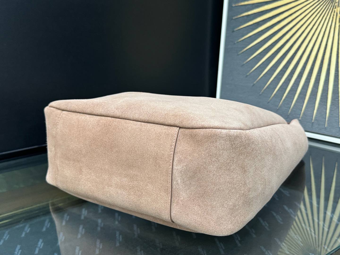 SAINT LAURENT 생로랑 LE5A7 스웨이드 라지 숄더 호보백 753837 5