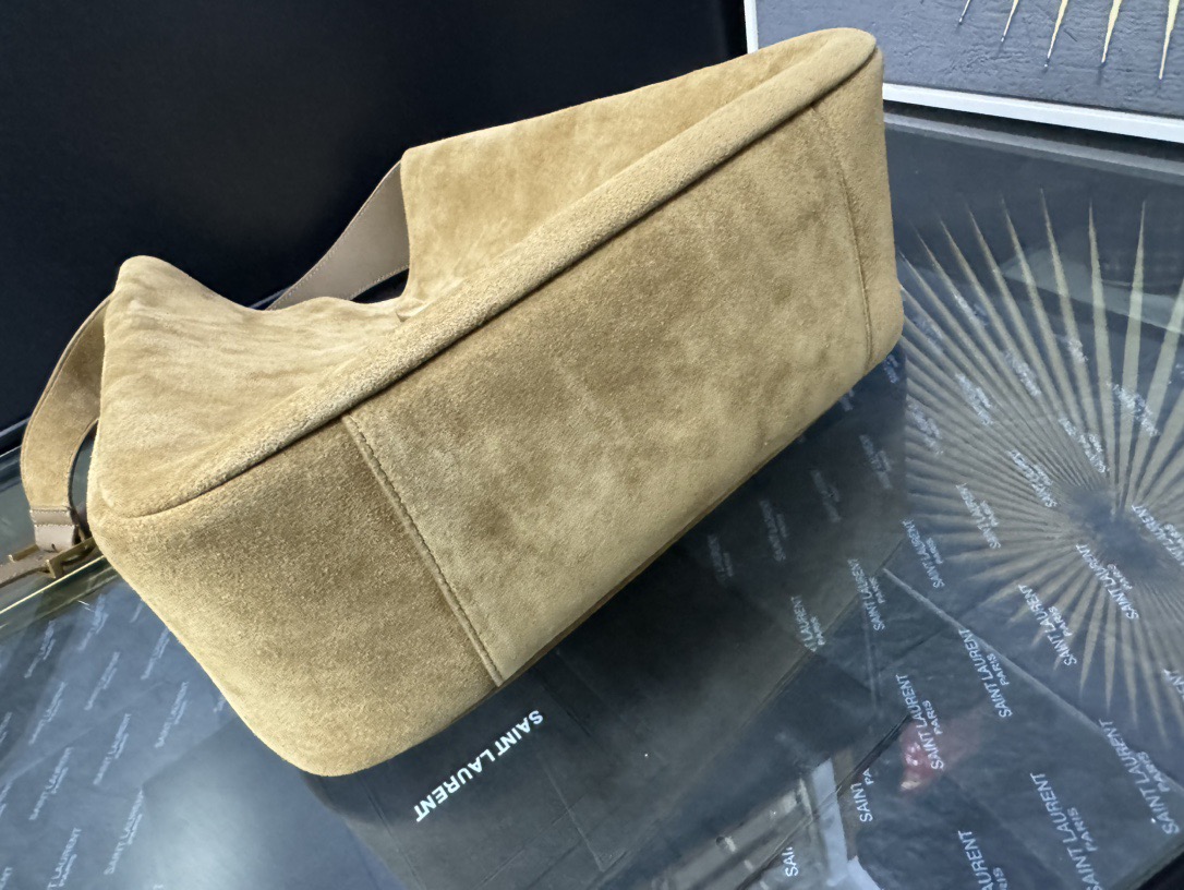 SAINT LAURENT 생로랑 LE5A7 스웨이드 라지 숄더 호보백 753837 7