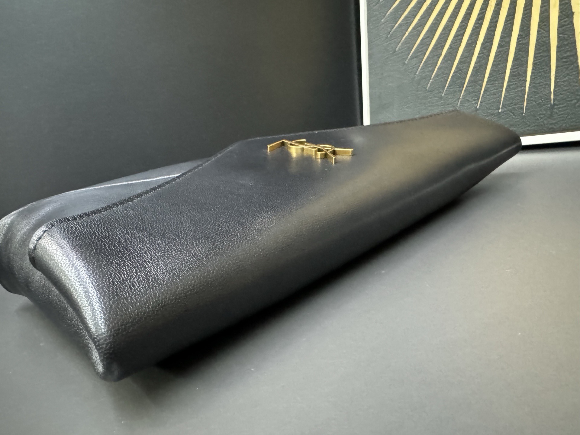 Saint Laurent Cassandre 생로랑 스웨이드 라지 엔벨로프 클러치/파우치백 4