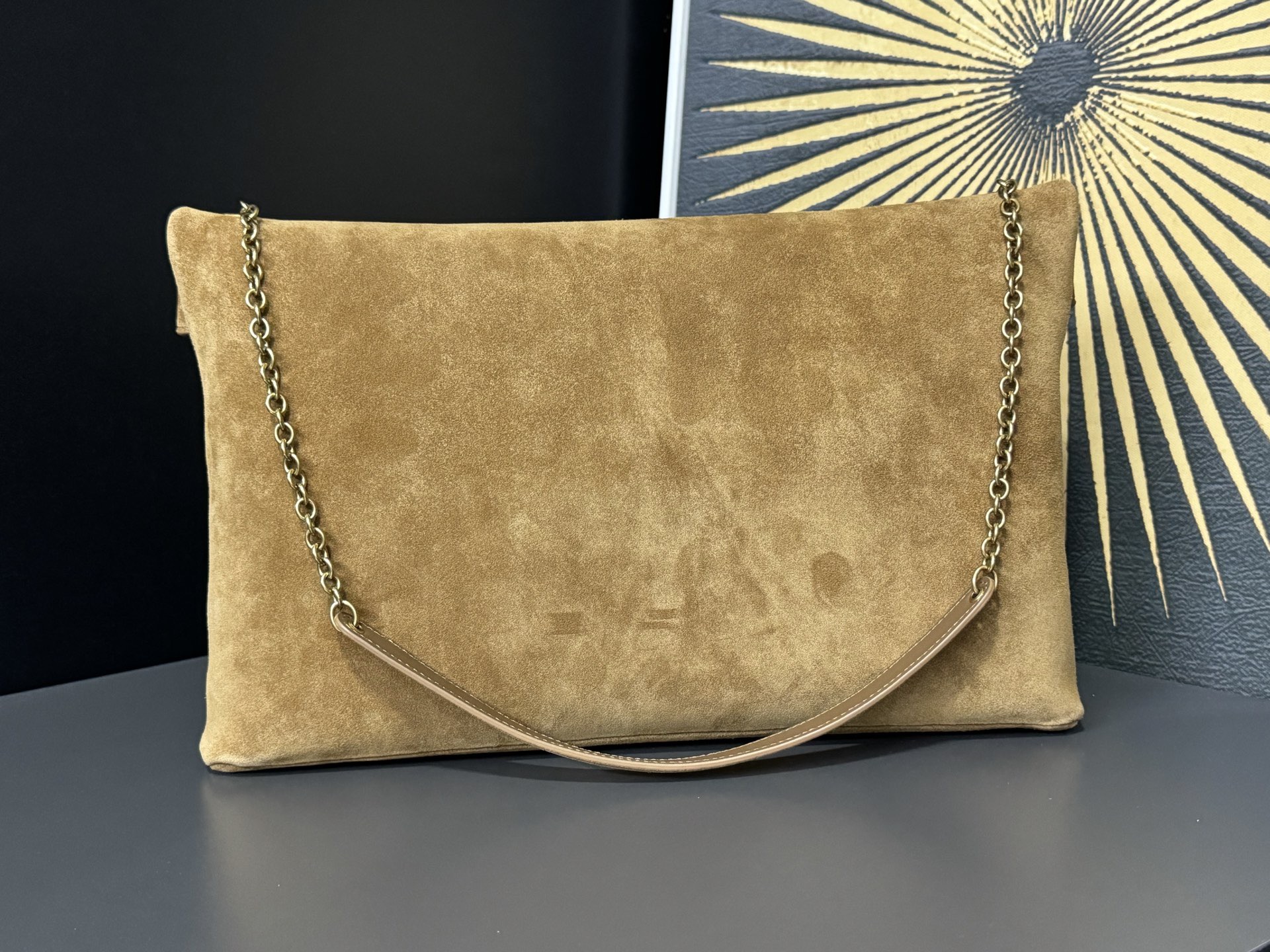 Saint Laurent Cassandra 생로랑 엑스트라 라지 엔벨로프 스타일 숄더/클러치 백 3