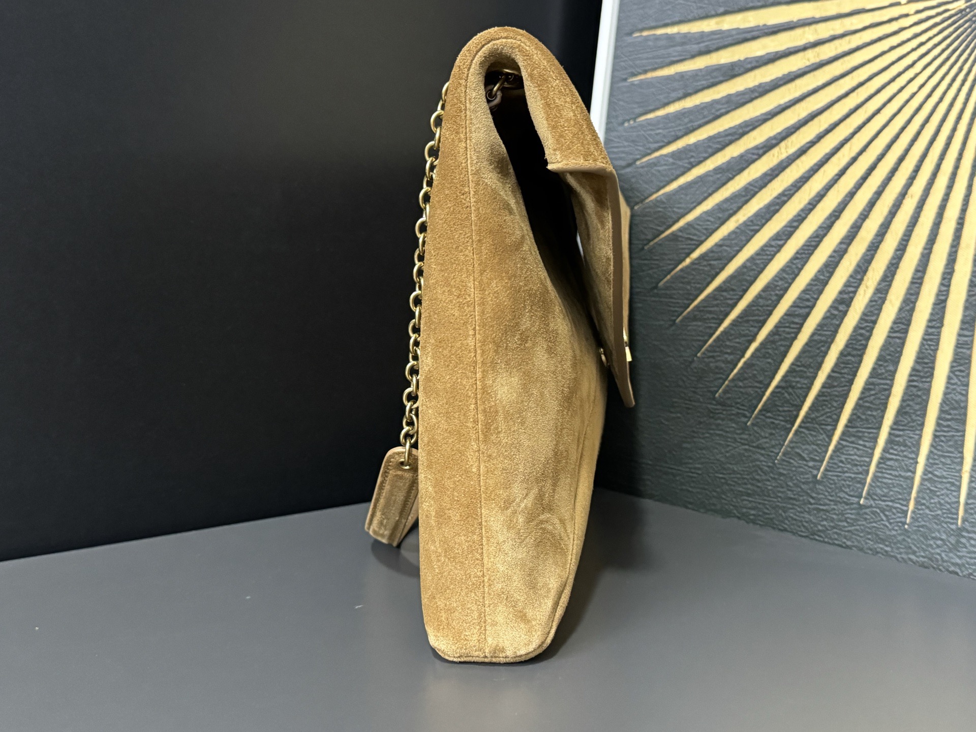 Saint Laurent Cassandra 생로랑 엑스트라 라지 엔벨로프 스타일 숄더/클러치 백 8