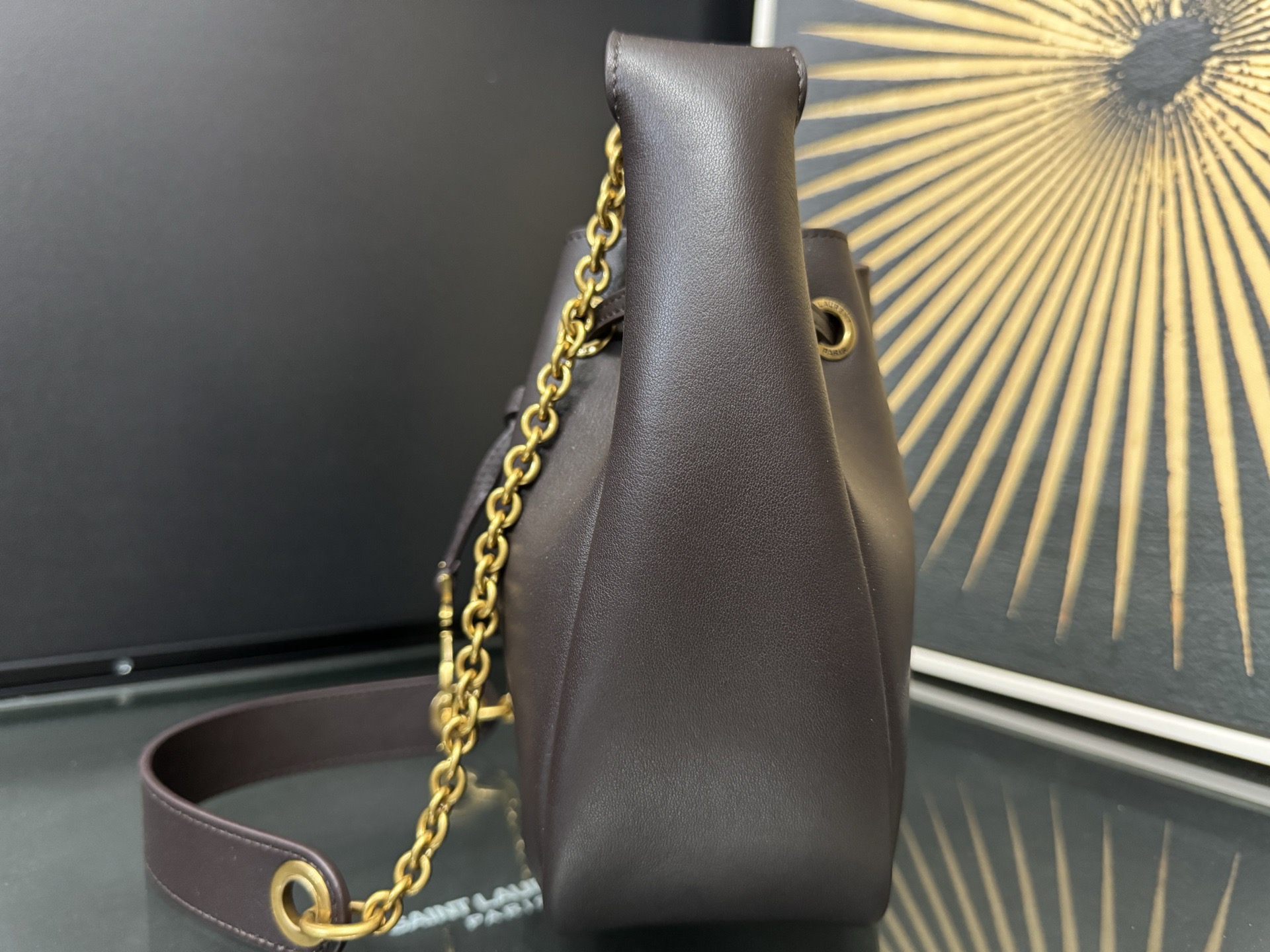 SAINT LAURENT Supple Bucket 생로랑 미니 버킷백 840888 4