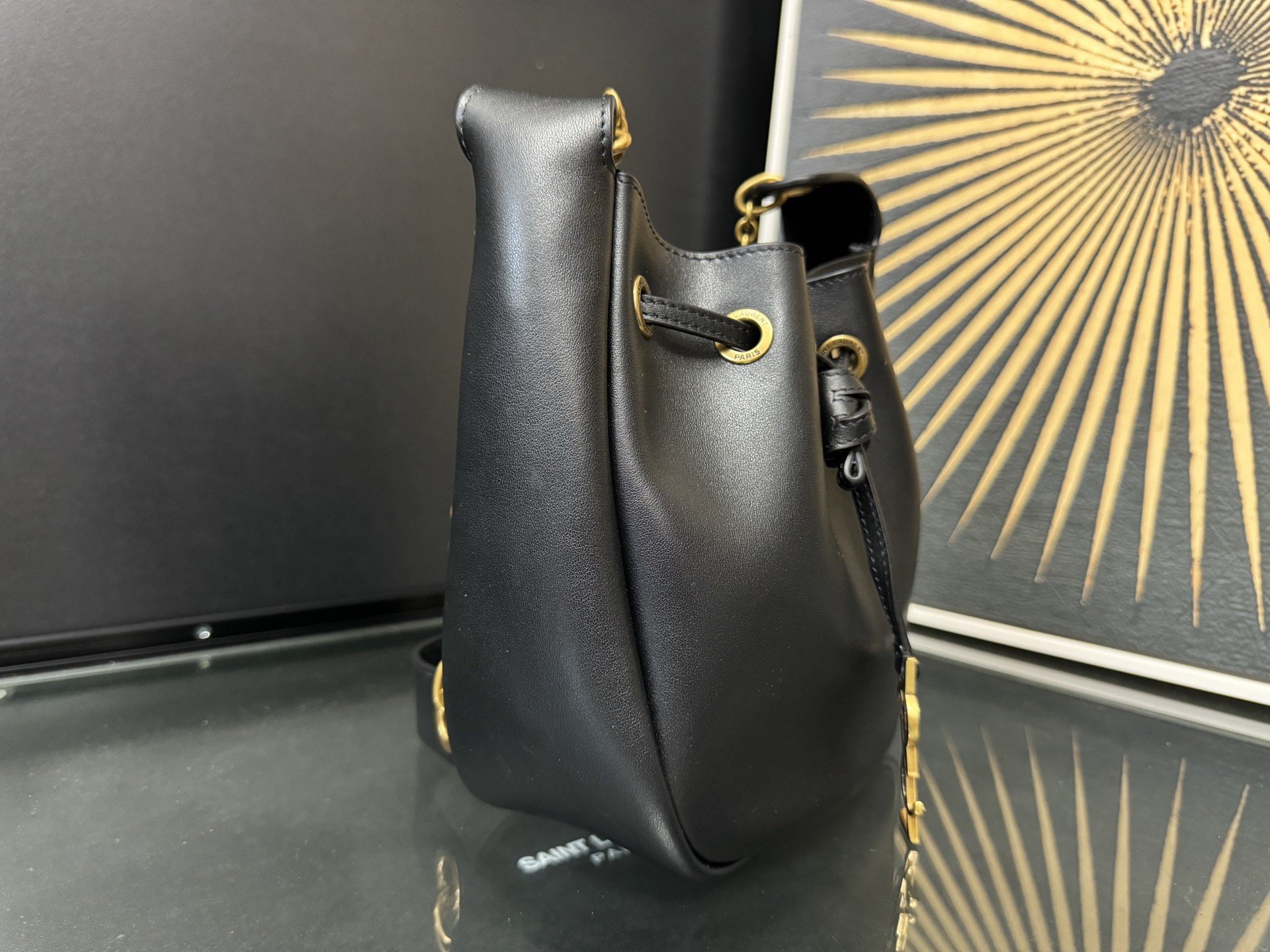 SAINT LAURENT Supple Bucket 생로랑 미니 버킷백 840888 2