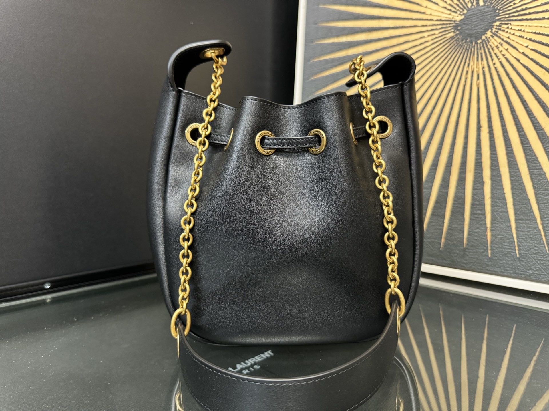 SAINT LAURENT Supple Bucket 생로랑 미니 버킷백 840888 3