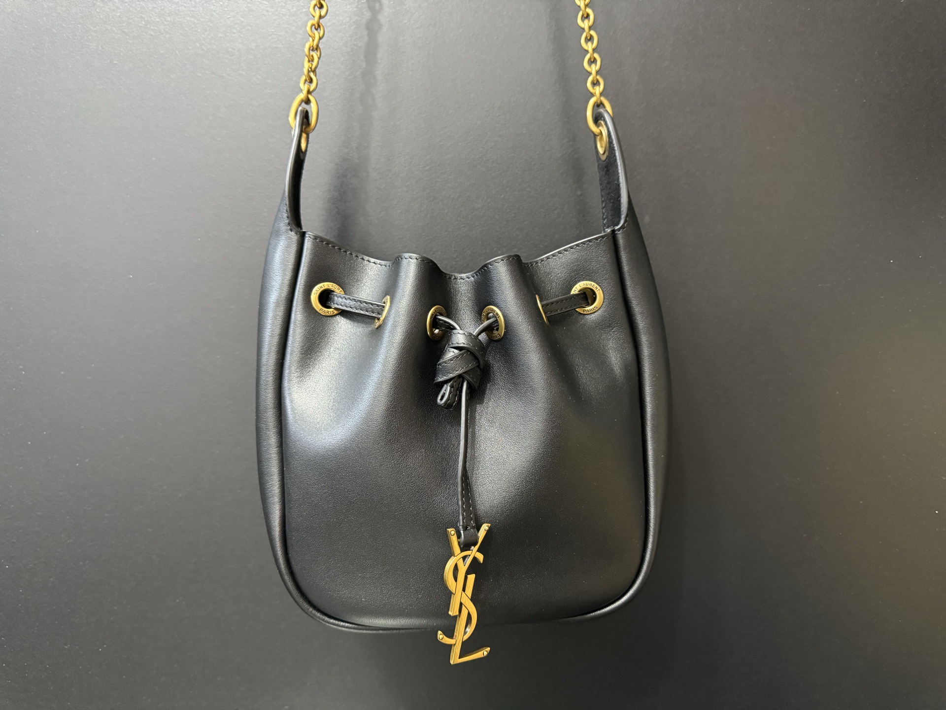 SAINT LAURENT Supple Bucket 생로랑 미니 버킷백 840888 9