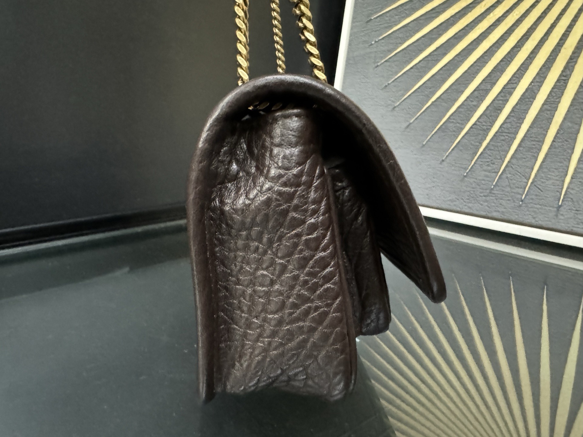 Saint Laurent Niki Mini 생로랑 니키 그레인 램스킨 미니 백 7