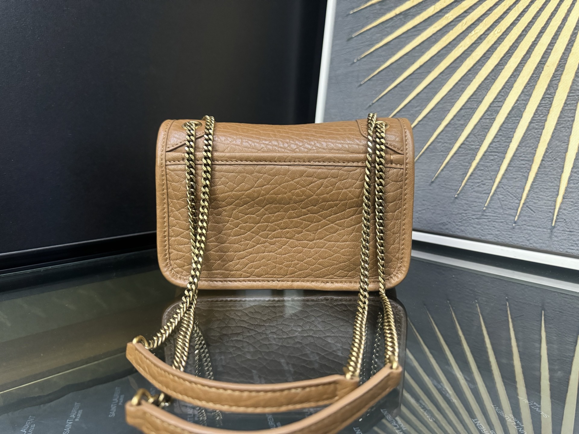 Saint Laurent Niki Mini 생로랑 니키 그레인 램스킨 미니 백 3