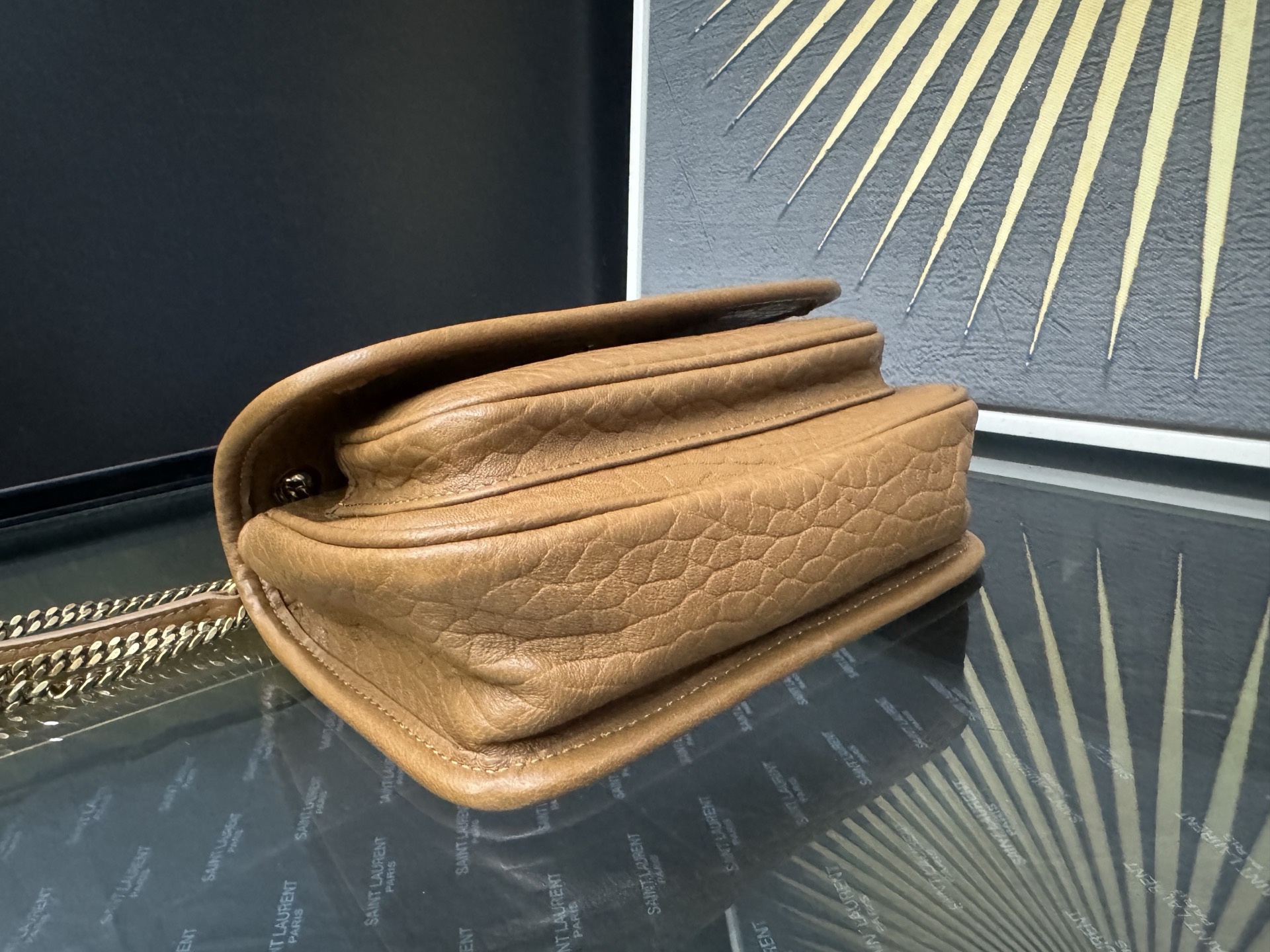 Saint Laurent Niki Mini 생로랑 니키 그레인 램스킨 미니 백 5