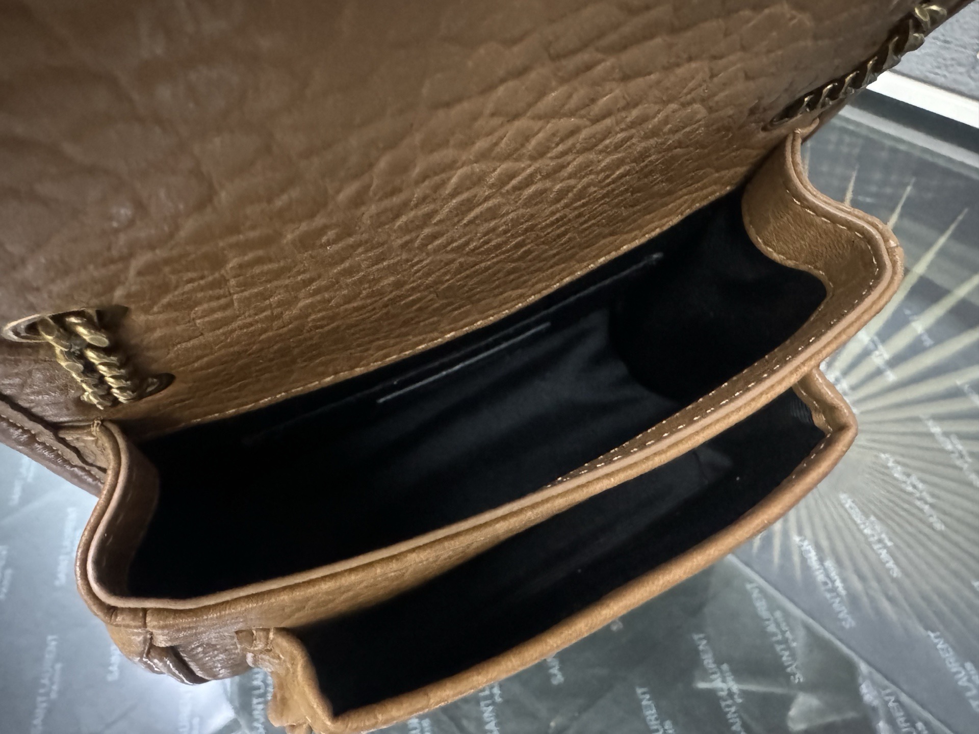 Saint Laurent Niki Mini 생로랑 니키 그레인 램스킨 미니 백 7