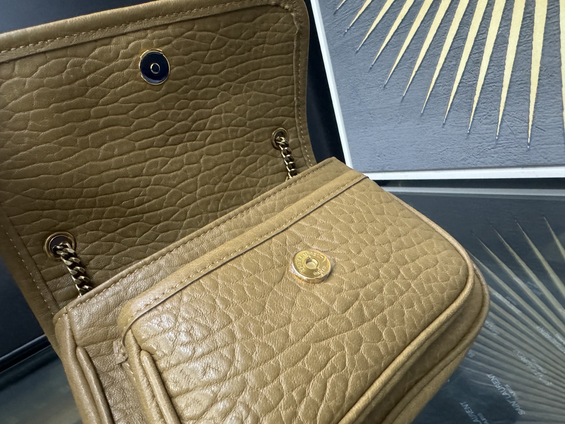 Saint Laurent Niki Mini 생로랑 니키 그레인 램스킨 미니 백 5