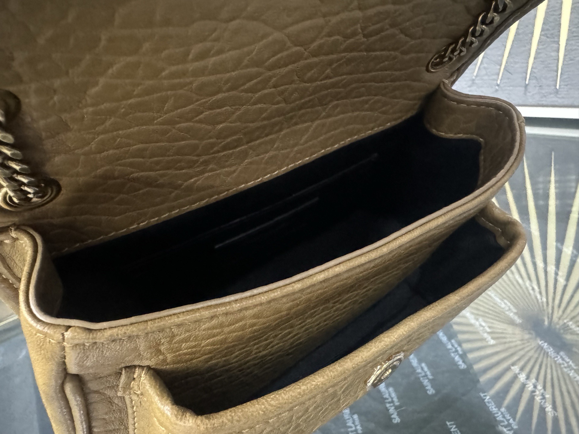 Saint Laurent Niki Mini 생로랑 니키 그레인 램스킨 미니 백 6