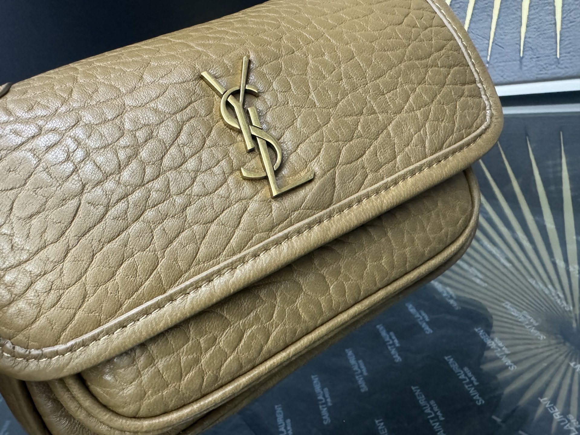 Saint Laurent Niki Mini 생로랑 니키 그레인 램스킨 미니 백 7