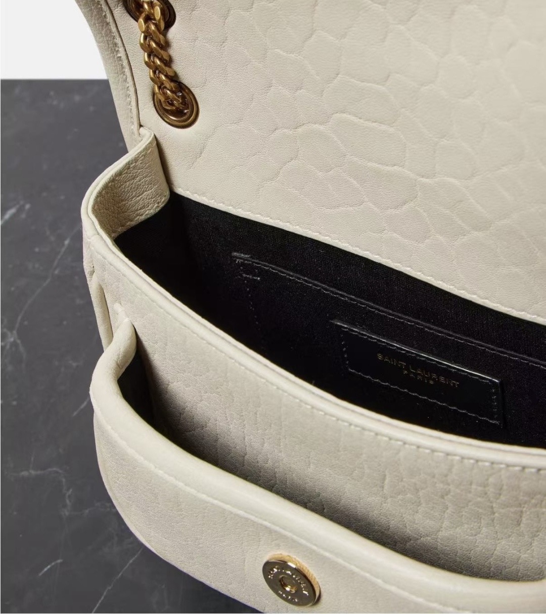 Saint Laurent Niki Mini 생로랑 니키 그레인 램스킨 미니 백 3