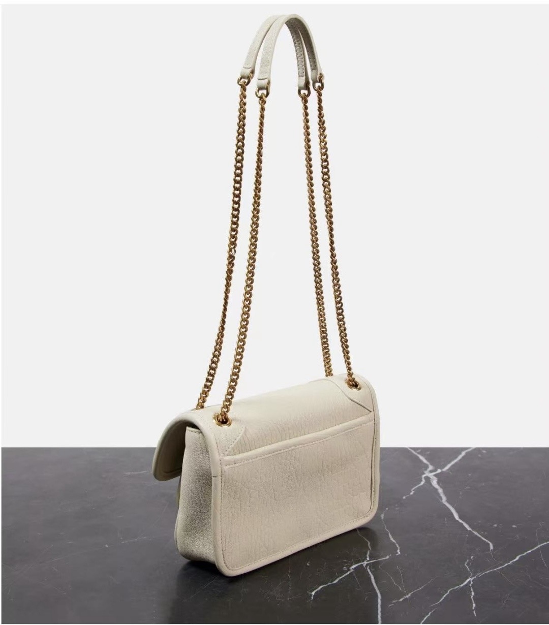 Saint Laurent Niki Mini 생로랑 니키 그레인 램스킨 미니 백 4