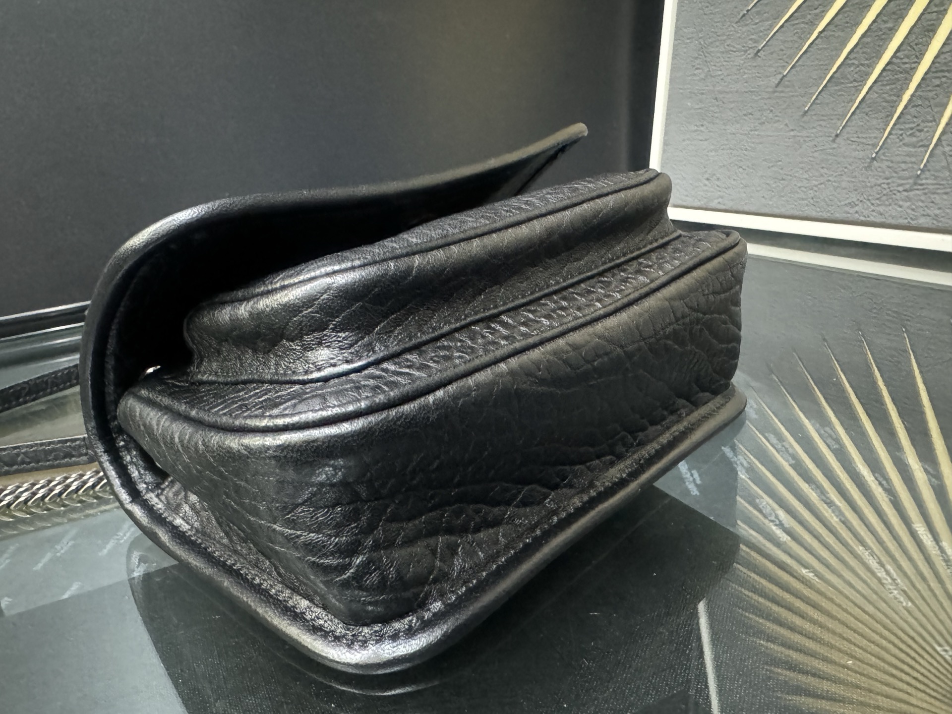 Saint Laurent Niki Mini 생로랑 니키 그레인 램스킨 미니 백 5