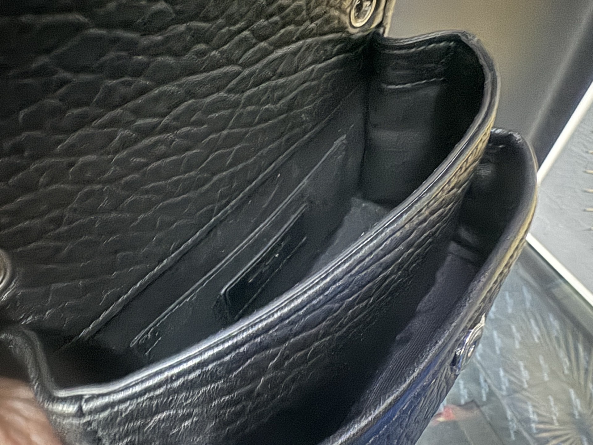 Saint Laurent Niki Mini 생로랑 니키 그레인 램스킨 미니 백 7