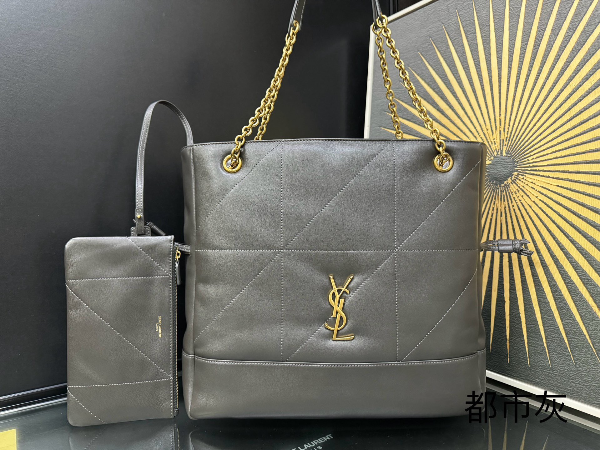 Saint Laurent 생로랑 제이미 4.3 쇼핑백 램스킨 숄더/토트백 809824 1