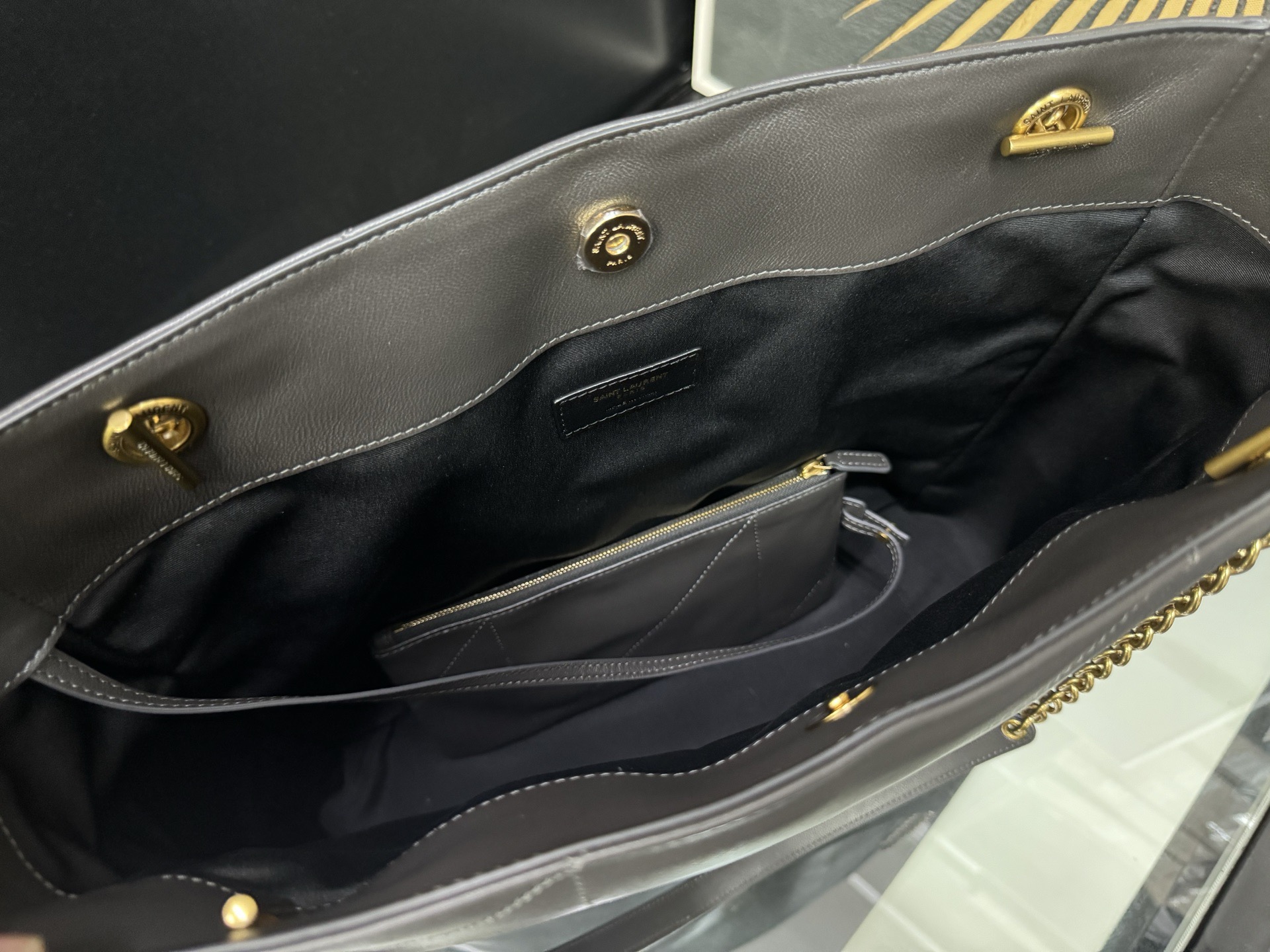 Saint Laurent 생로랑 제이미 4.3 쇼핑백 램스킨 숄더/토트백 809824 8