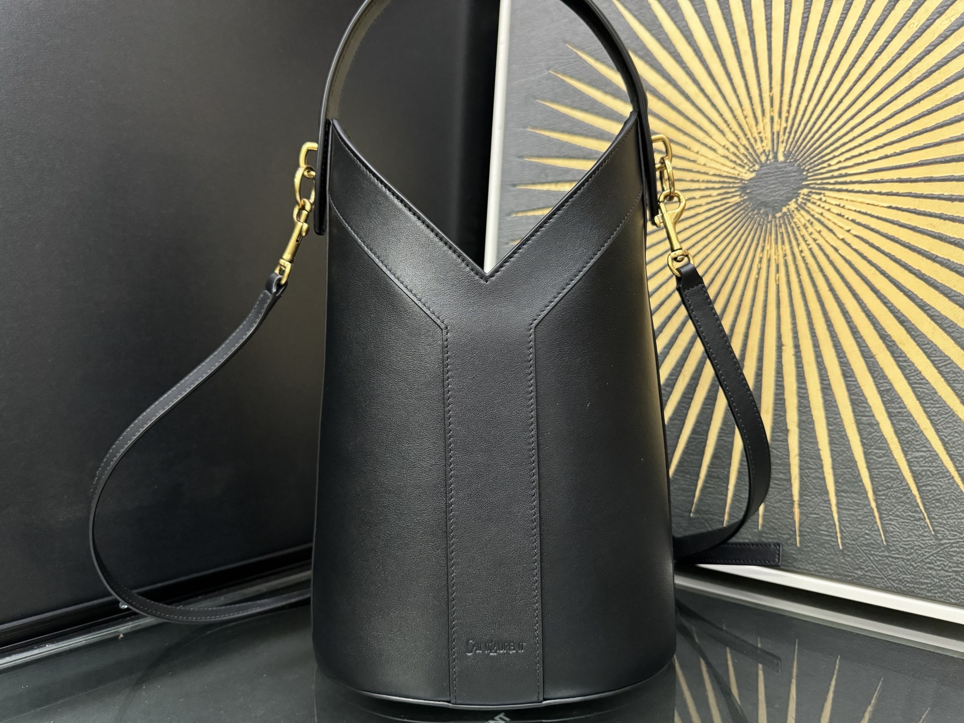 SAINT LAURENT 생로랑 엔벨롭 체인 지갑백 / 엔벨롭 숄더백 840891 1