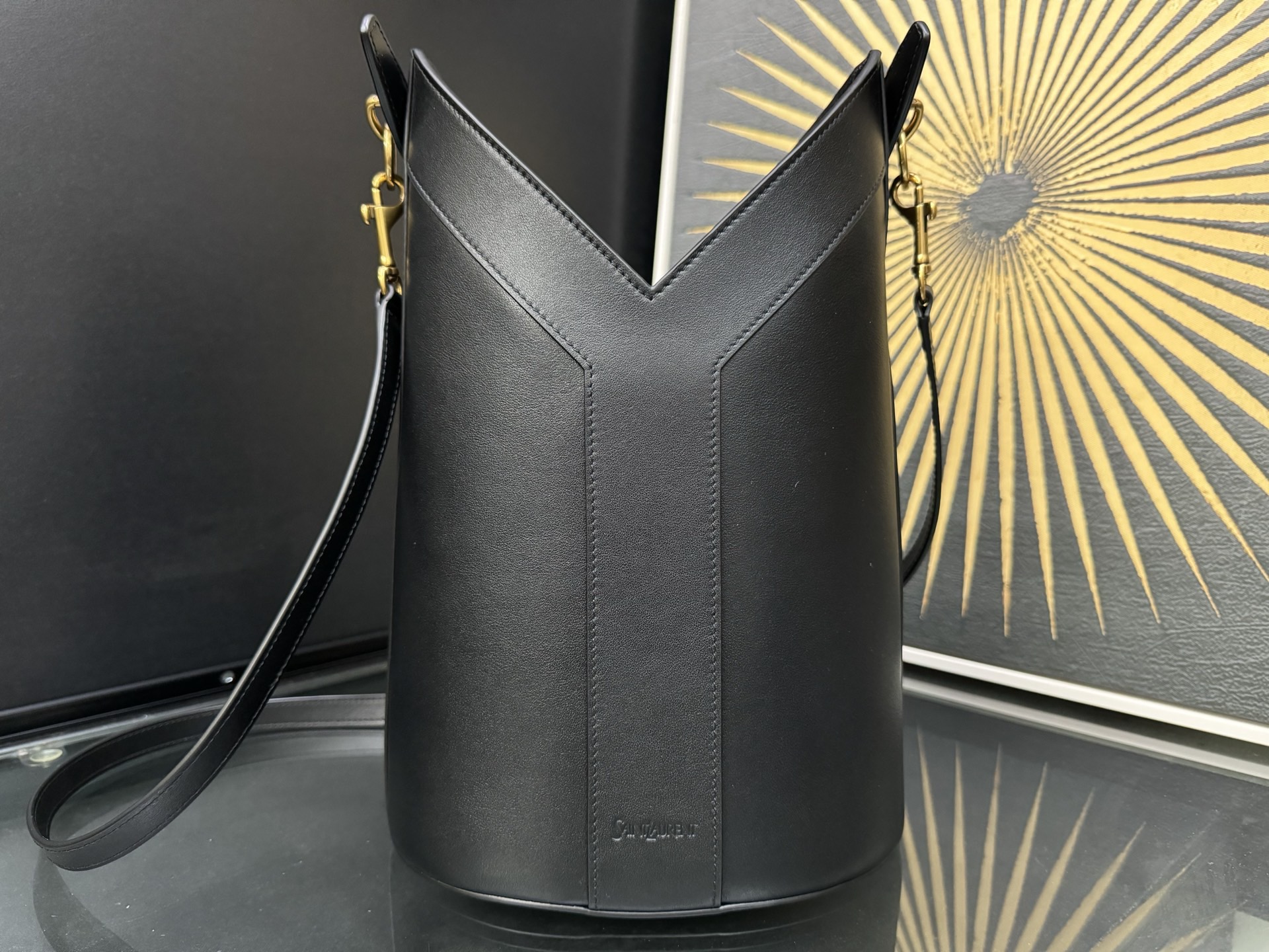 SAINT LAURENT 생로랑 엔벨롭 체인 지갑백 / 엔벨롭 숄더백 840891 4