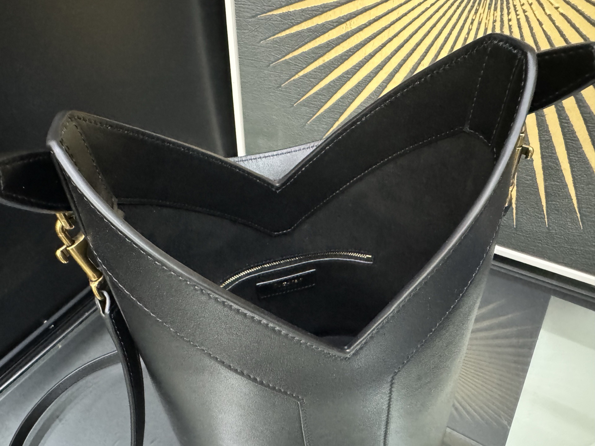 SAINT LAURENT 생로랑 엔벨롭 체인 지갑백 / 엔벨롭 숄더백 840891 8