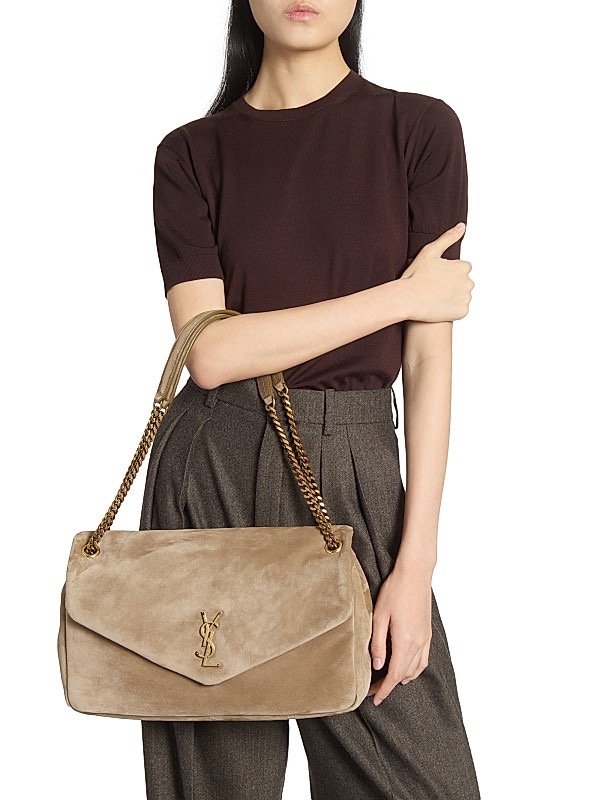 Saint Laurent 생로랑 칼립소 스웨이드 체인백 3