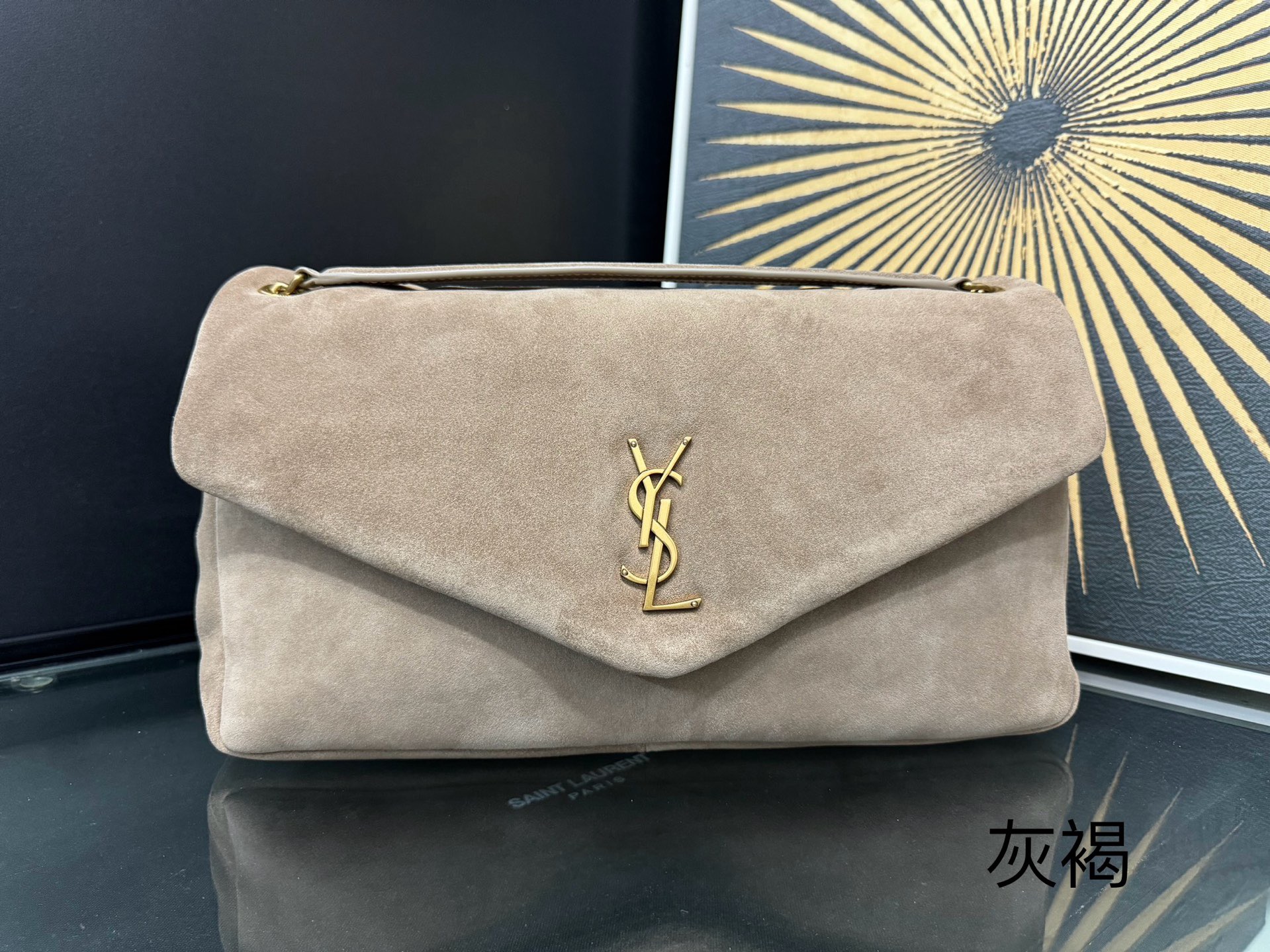 Saint Laurent 생로랑 칼립소 스웨이드 체인백 8