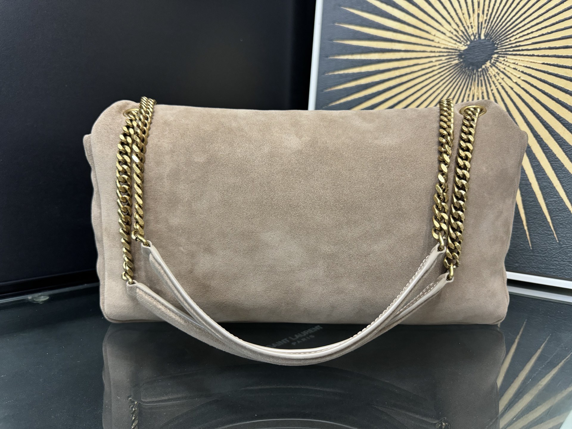 Saint Laurent 생로랑 칼립소 스웨이드 체인백 10