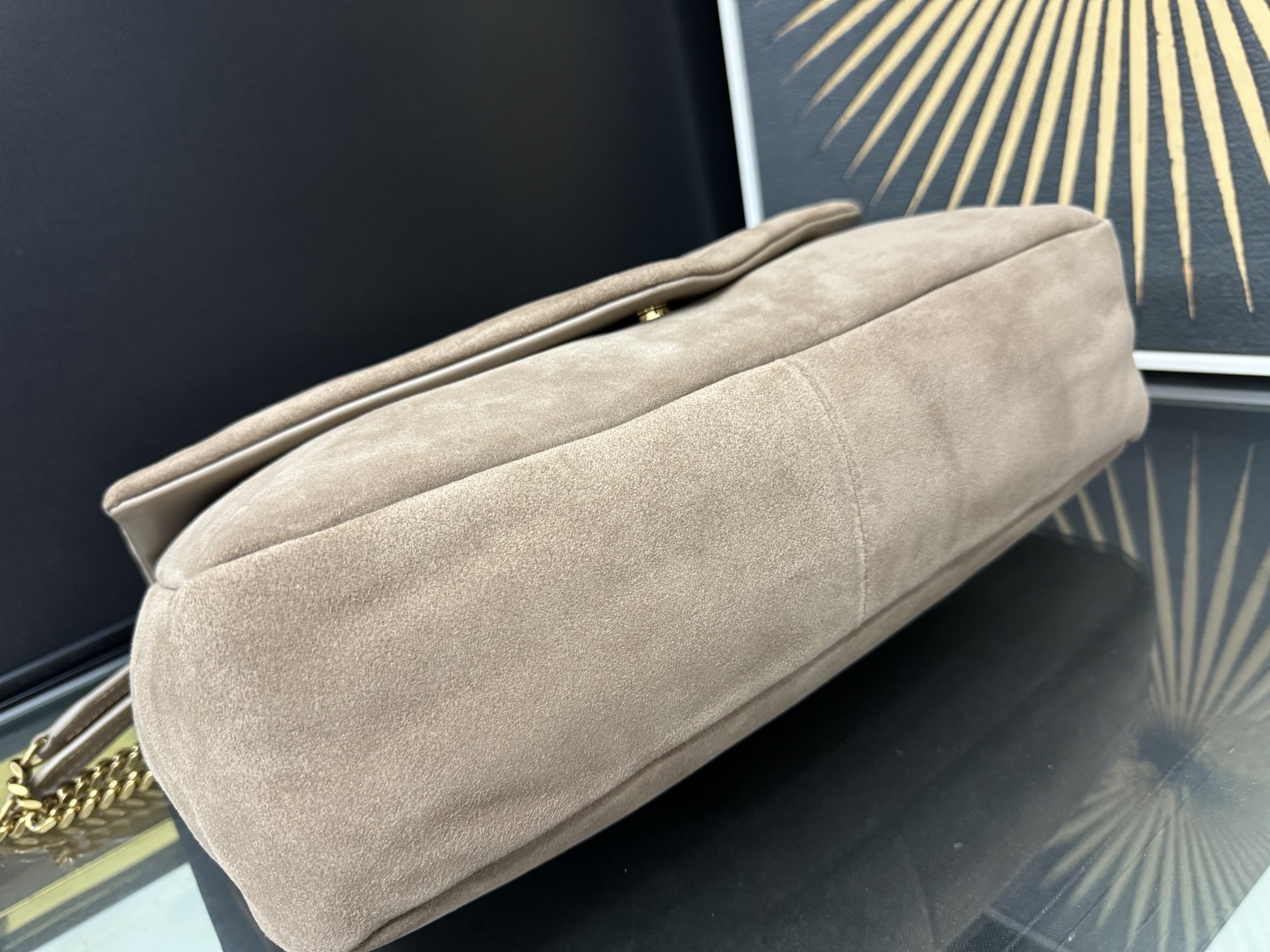 Saint Laurent 생로랑 칼립소 스웨이드 체인백 12