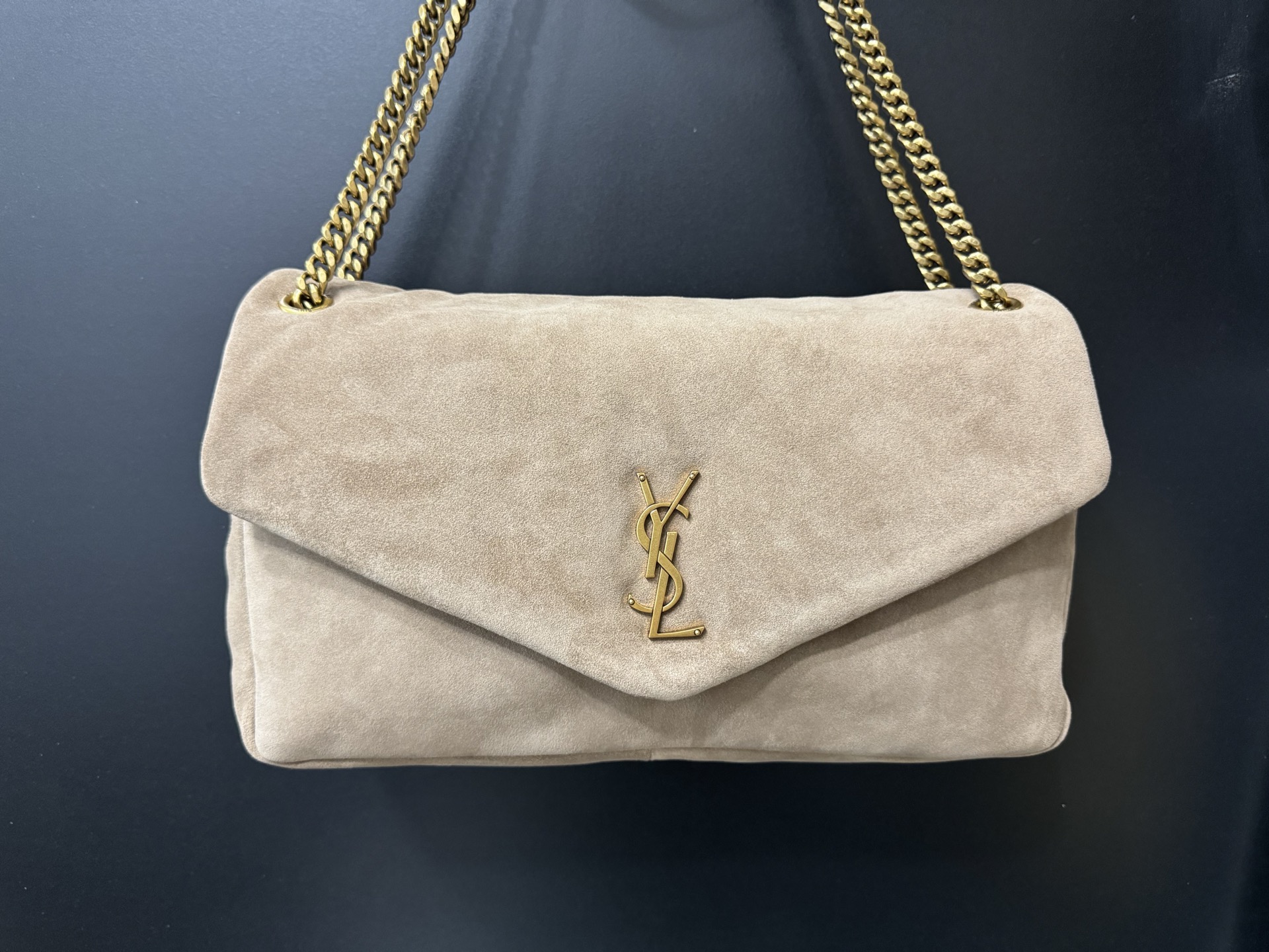 Saint Laurent 생로랑 칼립소 스웨이드 체인백 16