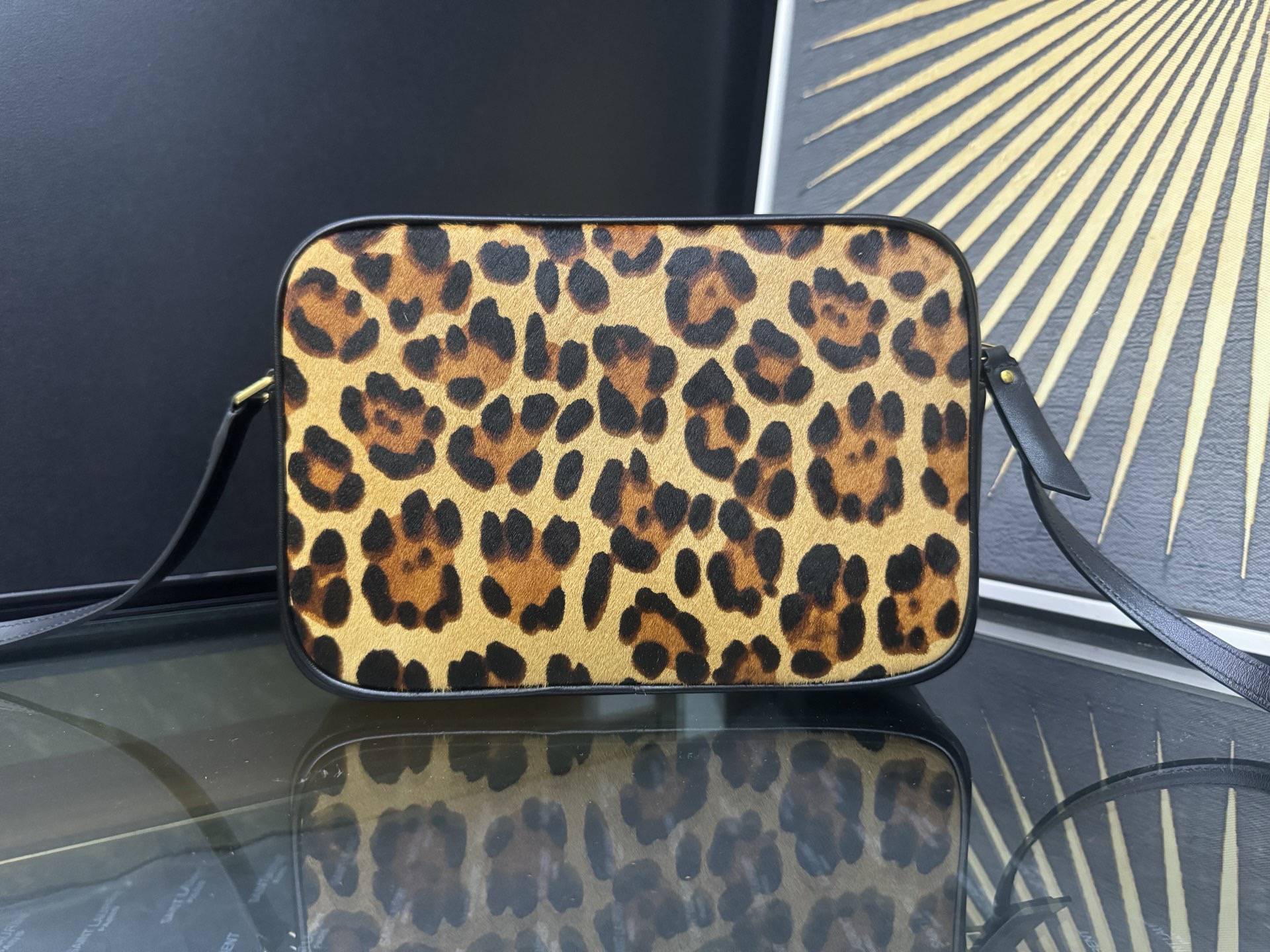 Saint Laurent Lou Camera 생로랑 루 카메라백 레오파드(호피) 프린트 4