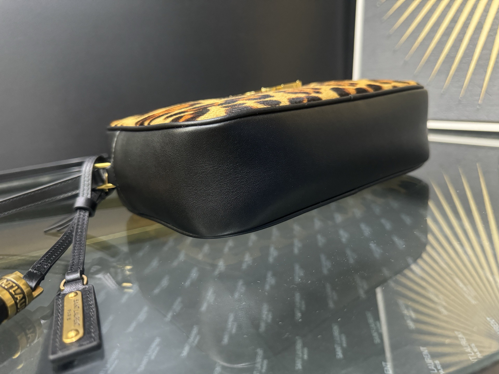 Saint Laurent Lou Camera 생로랑 루 카메라백 레오파드(호피) 프린트 6