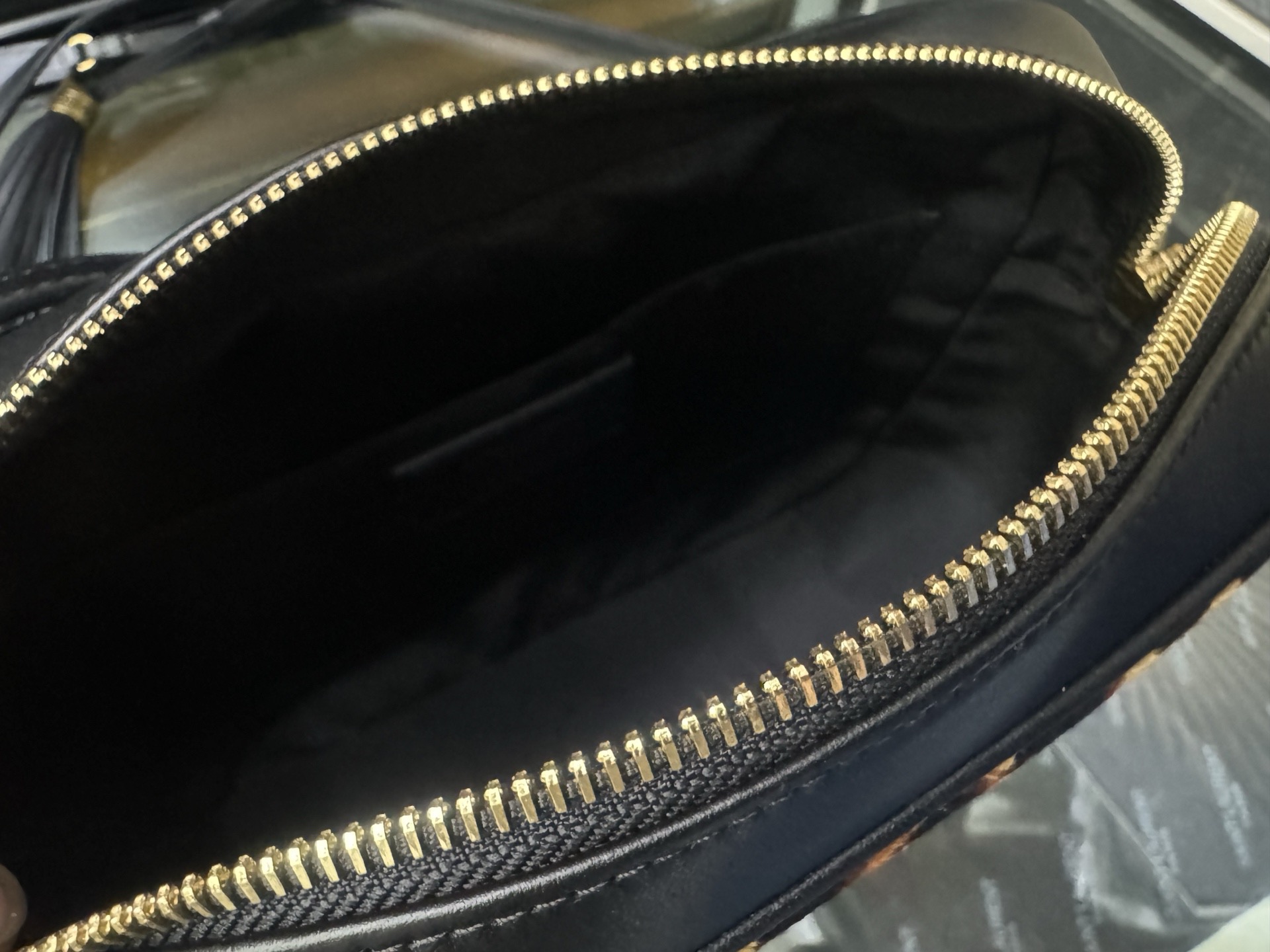 Saint Laurent Lou Camera 생로랑 루 카메라백 레오파드(호피) 프린트 8