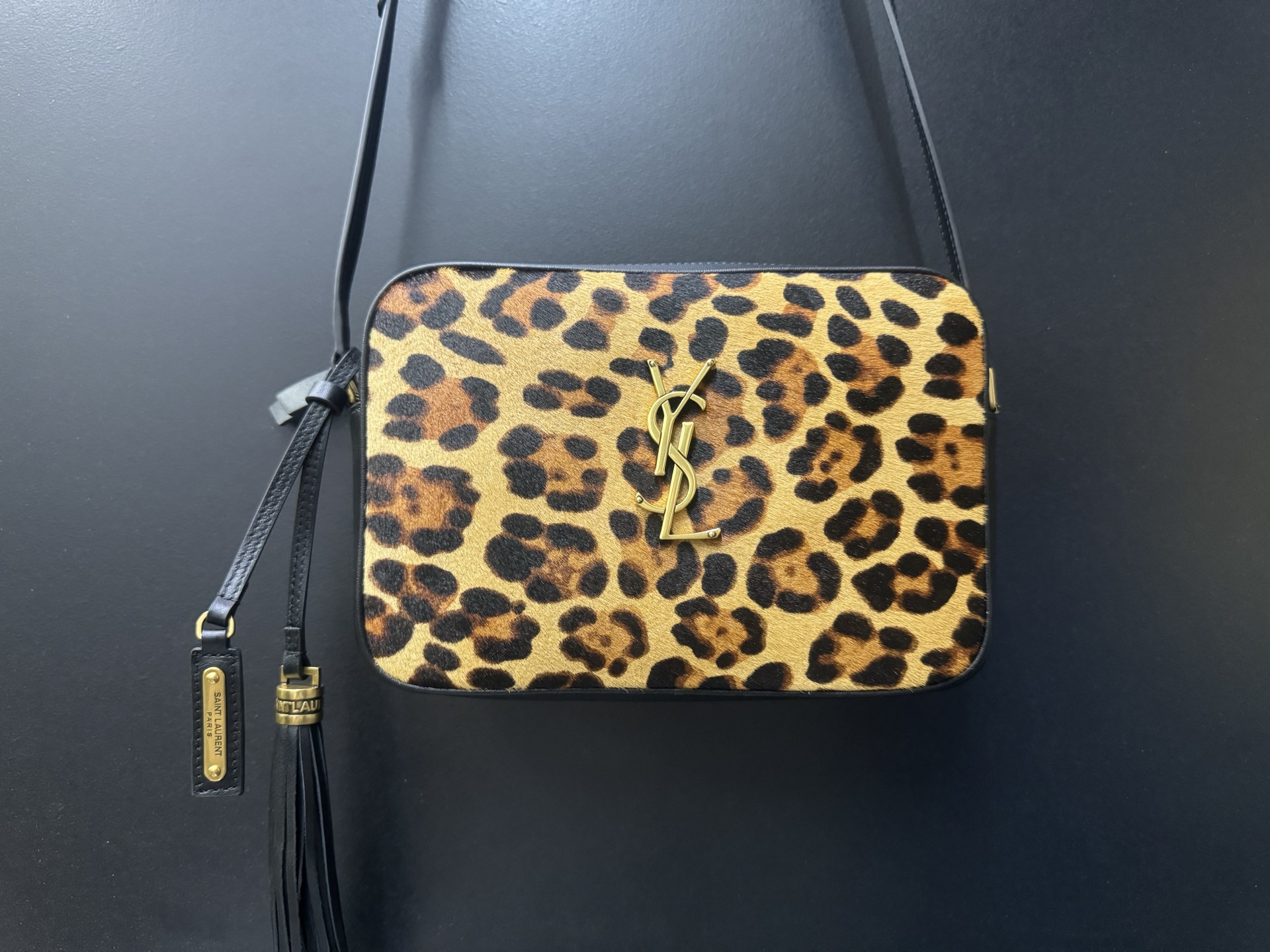Saint Laurent Lou Camera 생로랑 루 카메라백 레오파드(호피) 프린트 10
