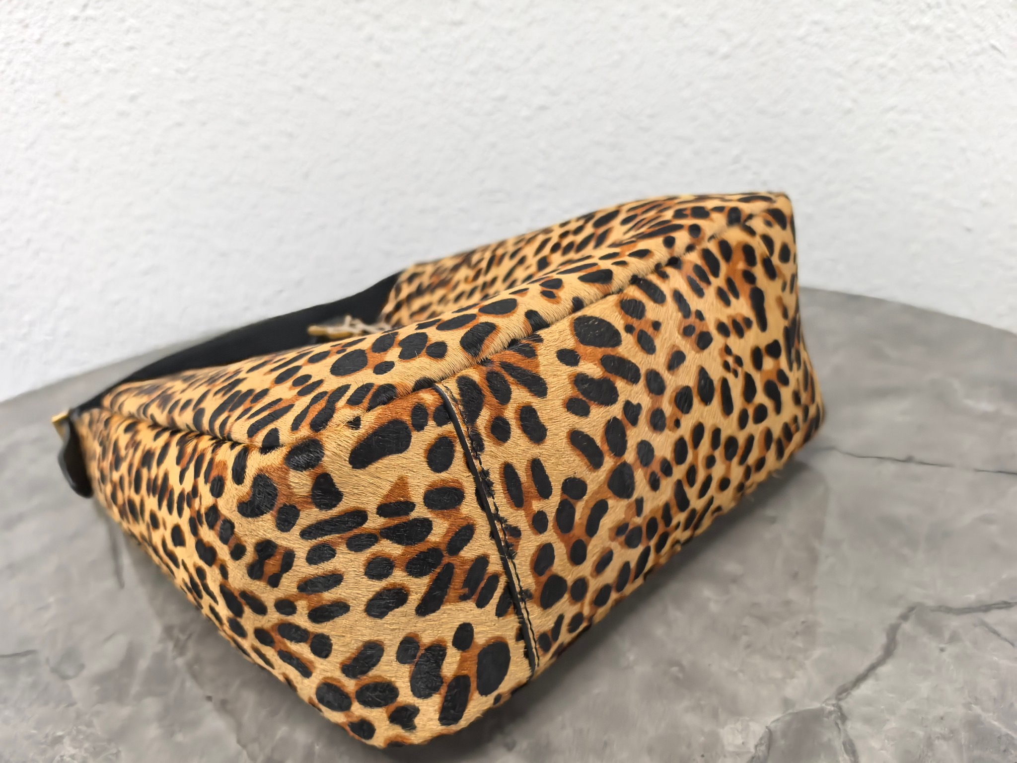 SAINT LAURENT 생로랑 르 5아7 레오파드 헤어카프 호보백 713938 5