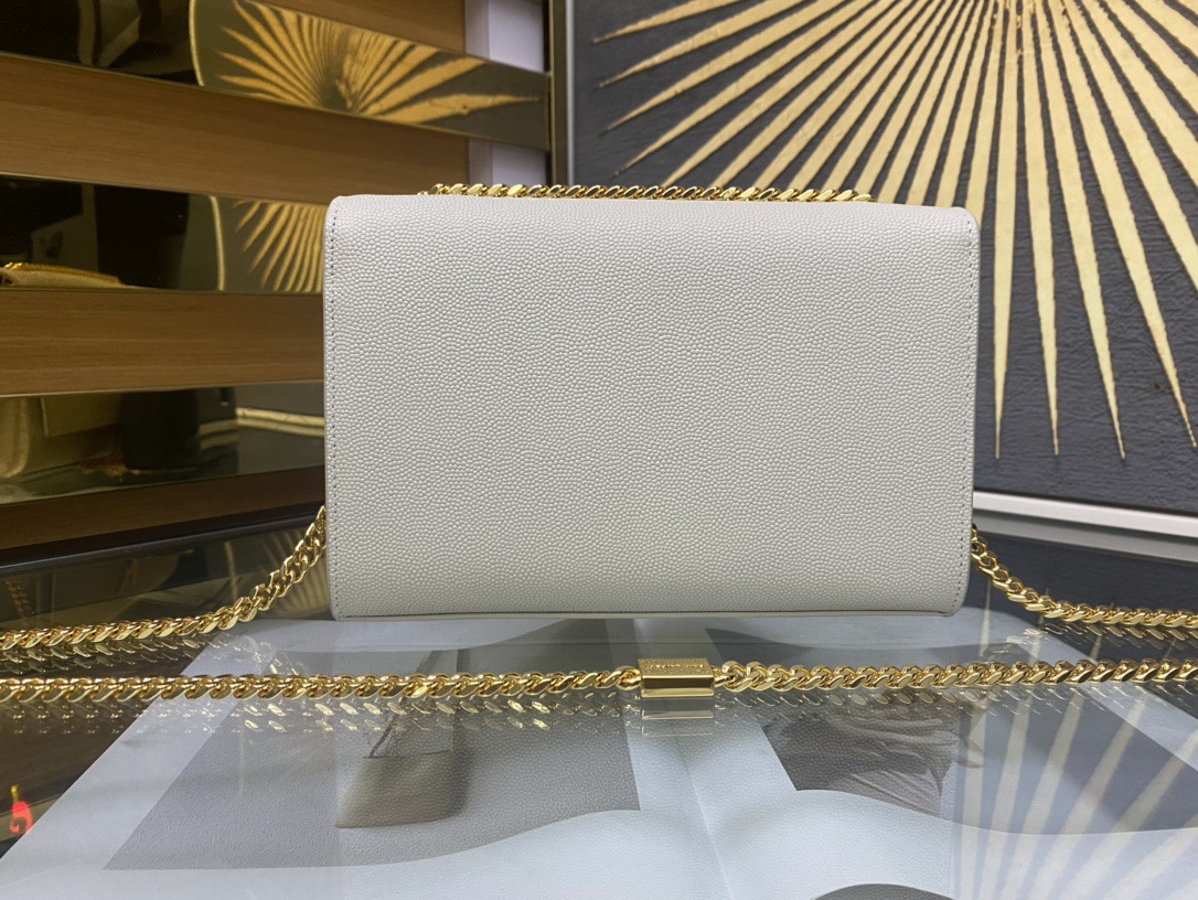 Saint Laurent Kate 20 Chain Bag 생로랑 케이트 20 체인백 메탈릭 가죽 3