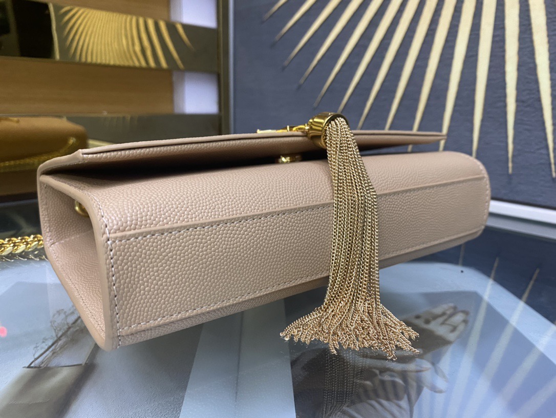 Saint Laurent Kate 20 Chain Bag 생로랑 케이트 20 체인백 메탈릭 가죽 3