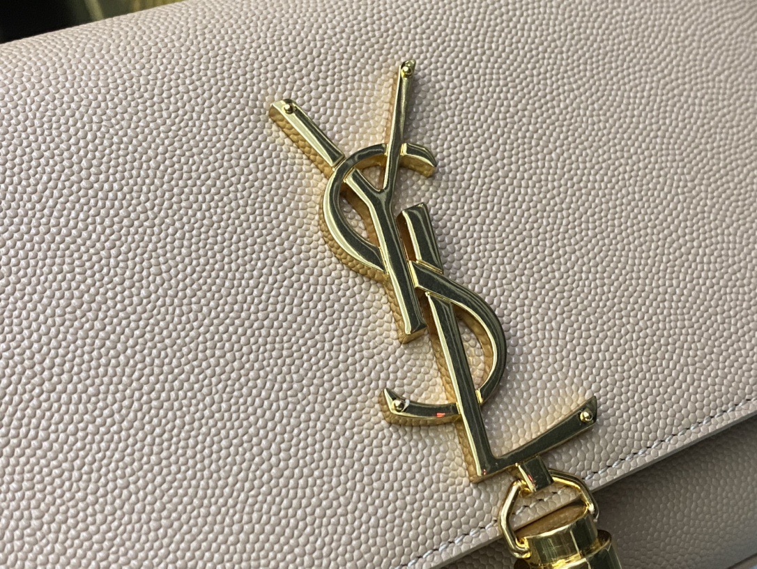 Saint Laurent Kate 20 Chain Bag 생로랑 케이트 20 체인백 메탈릭 가죽 6