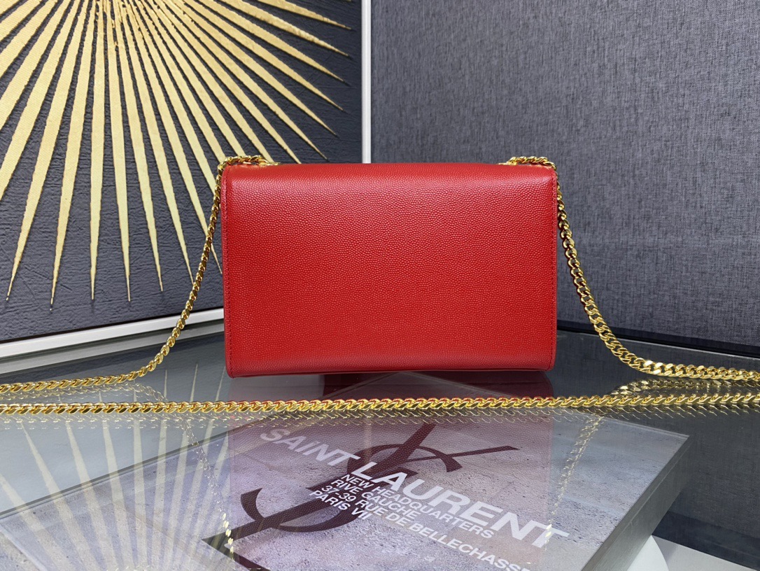 Saint Laurent Kate 20 Chain Bag 생로랑 케이트 20 체인백 메탈릭 가죽 3