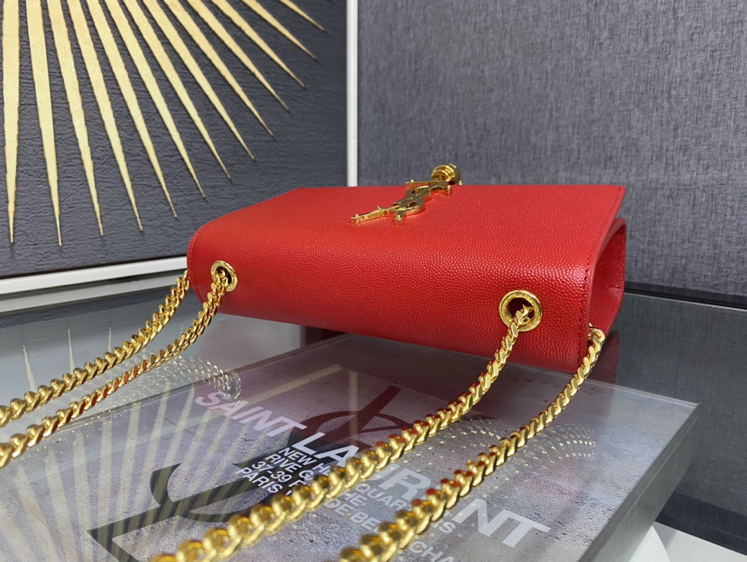 Saint Laurent Kate 20 Chain Bag 생로랑 케이트 20 체인백 메탈릭 가죽 5