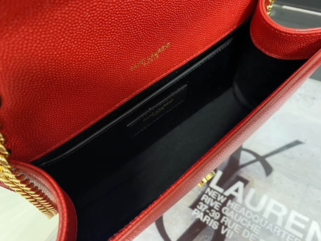 Saint Laurent Kate 20 Chain Bag 생로랑 케이트 20 체인백 메탈릭 가죽 8