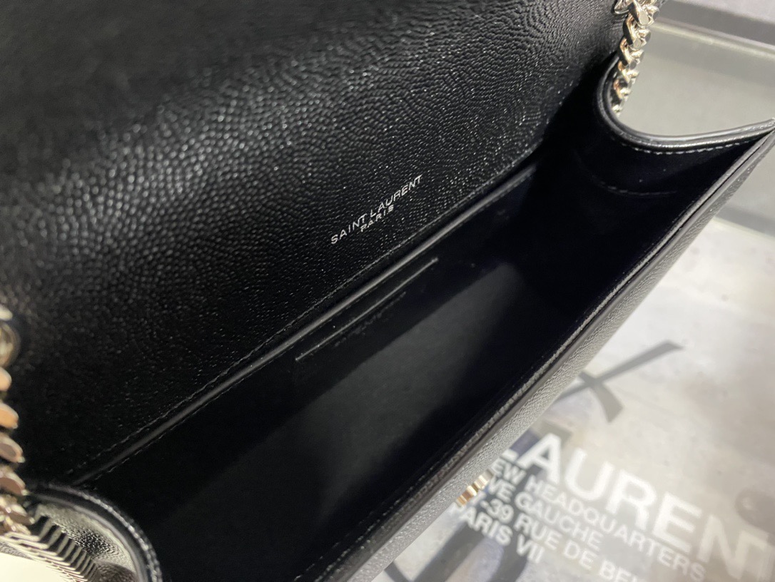 Saint Laurent Kate 20 Chain Bag 생로랑 케이트 20 체인백 메탈릭 가죽 8