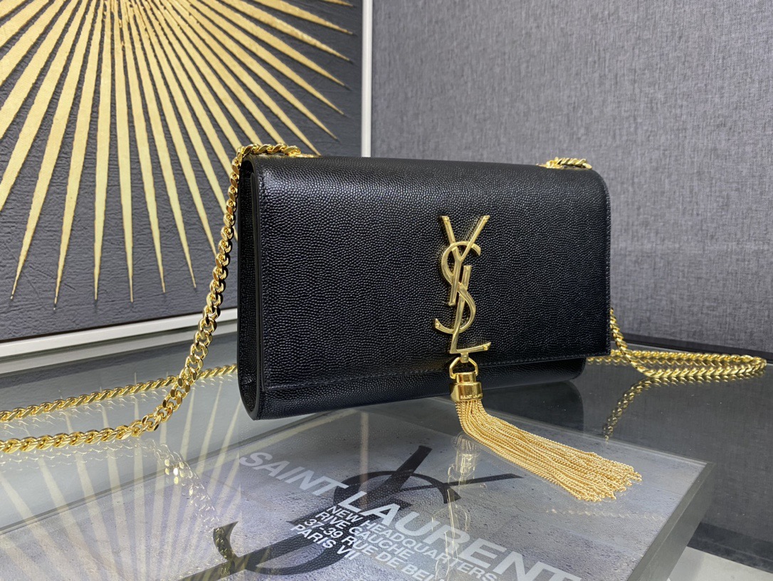 Saint Laurent Kate 20 Chain Bag 생로랑 케이트 20 체인백 메탈릭 가죽 2