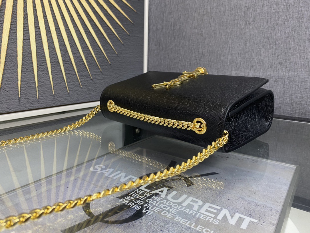 Saint Laurent Kate 20 Chain Bag 생로랑 케이트 20 체인백 메탈릭 가죽 4