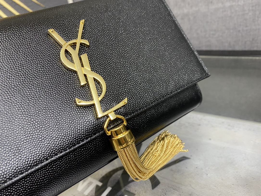 Saint Laurent Kate 20 Chain Bag 생로랑 케이트 20 체인백 메탈릭 가죽 6