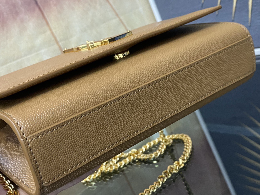 Saint Laurent Kate 20 Chain Bag 생로랑 케이트 20 체인백 메탈릭 가죽 5