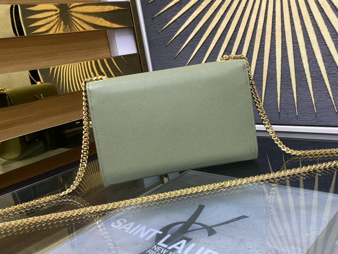 Saint Laurent Kate 20 Chain Bag 생로랑 케이트 20 체인백 메탈릭 가죽 3