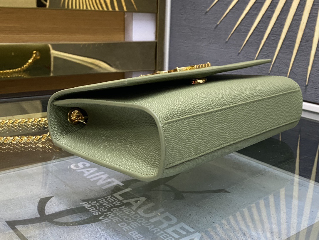 Saint Laurent Kate 20 Chain Bag 생로랑 케이트 20 체인백 메탈릭 가죽 5