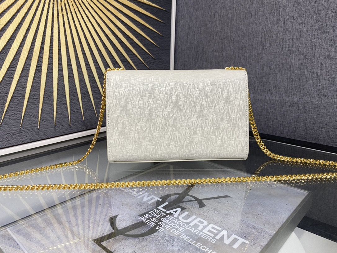 Saint Laurent Kate 20 Chain Bag 생로랑 케이트 20 체인백 메탈릭 가죽 3